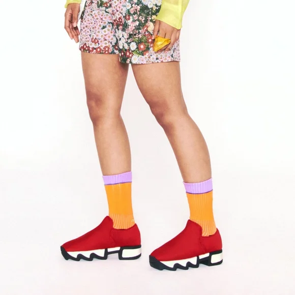 iRi WES I Red Low Top Sneaker | Red Women's Sneakers - Picture 4 of 11